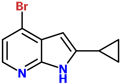 (图片) MC004969 4-Bromo-2-cyclopropyl-1H-pyrrolo[2,3-b]pyridine